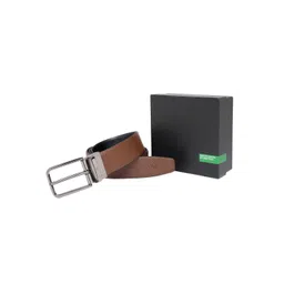 United Colors of Benetton Men Leather Reversible Formal Belt-picture-32