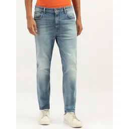 United Colors of Benetton Men Light Fade Slim Fit Light Shade Mid Rise Jeans-picture-17
