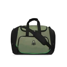 united colors of benetton Men Logo Print Duffle Bag with Zip Closure-picture-12