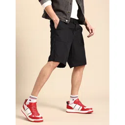 United Colors of Benetton Men Mid-Rise Knee Length Regular Fit Shorts-picture-37