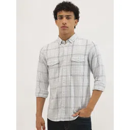 United Colors of Benetton Men Opaque Checked Casual Shirt-picture-26