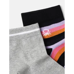 United Colors of Benetton Men Pack Of 2 Striped Socks image 2
