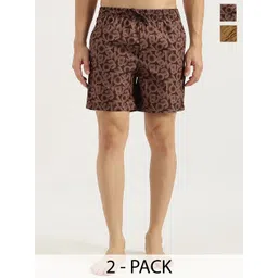 United Colors of Benetton Men Pack Of 2 Typography Printed Mid-Rise Pure Cotton Boxers-picture-20