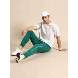 United Colors of Benetton Men Pure Cotton Brand Logo Printed Joggers-picture-26