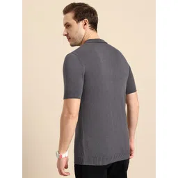 United Colors of Benetton Men Pure Cotton Polo Collar Pullover image 2