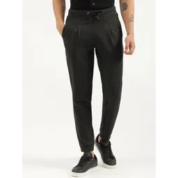 United Colors of Benetton Men Slim Fit Pleated Joggers Trouser-picture-29