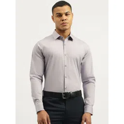 United Colors of Benetton Men Slim Fit Solid Spread Collar Cotton Formal Shirt-picture-27