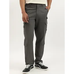 United Colors of Benetton Men Straight Fit Cargos Trousers-picture-45