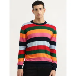 United Colors of Benetton Men Striped Pullover-picture-31
