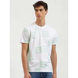 United Colors of Benetton Men Striped Pure Cotton Raw Edge Boxy T-shirt-picture-38