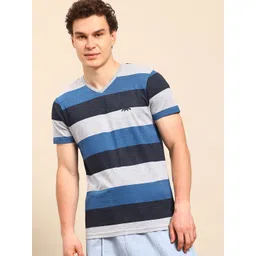 United Colors of Benetton Men Striped Pure Cotton T-shirt-picture-40