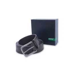 United Colors of Benetton Men Textured Leather Belt-picture-20