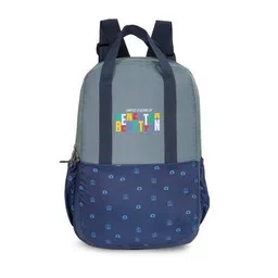 united colors of benetton Men Typographic Print Backpack with Adjustable Strap-picture-14