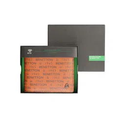United Colors of Benetton Men Typography Printed Leather Two Fold Wallet-picture-20