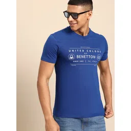 United Colors of Benetton Men Typography Printed Slim Fit T-shirt-picture-25