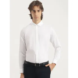 United Colors of Benetton Men Vertical Striped Spread Collar Pure Cotton Formal Shirt-picture-25