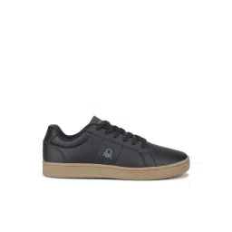 United Colors of Benetton Men's Black Sneakers-picture-10