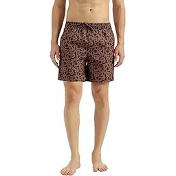 united colors of benetton Men's Cotton Western Regular Boxers (Pack of 2) (01C4UCLBOX10I902_Brown-picture-11