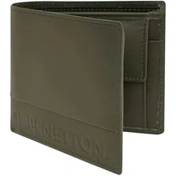 united colors of benetton Men's Global Coin Wallet Synge - Olive Green | Embossed Text Logo | High Capacity | Purse for Men | Ideal for Gifting-picture-12
