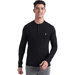 united colors of benetton Men's Slim T-Shirt (3099J7116I_Black M)-picture-14