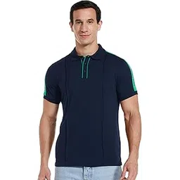 united colors of benetton Men's Solid Regular Fit Polo Shirt-picture-25