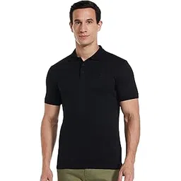 united colors of benetton Men's Solid Regular Fit Polo Shirt-picture-27