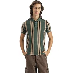 united colors of benetton Men's Striped Regular Fit Tshirt-picture-22