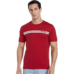 united colors of benetton Men's Striped Relaxed Fit T-Shirt-picture-20