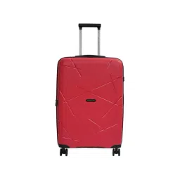 United Colors of Benetton Moonstone Red Textured Hard Large Trolley Bag - 78 Cm-picture-37