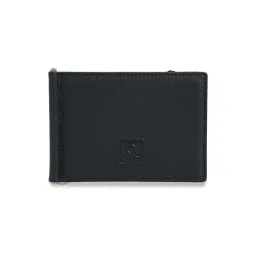 United Colors of Benetton Navy Bencorr Leather Moneyclip Wallet-picture-10