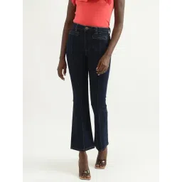 United Colors of Benetton Navy Cotton High Rise Jeans-picture-38