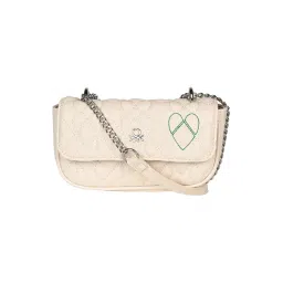 United Colors of Benetton Off White CLERA Quilted Cross Body-picture-36