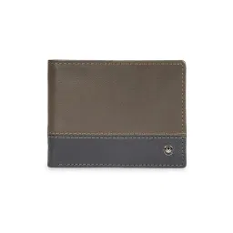 United Colors of Benetton Olive Venrey Textured RFID Protected Leather Slimfold Wallet-picture-45