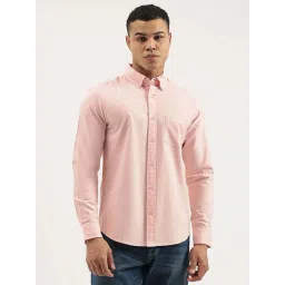 United Colors Of Benetton Peach Cotton Regular Fit Shirt-picture-18