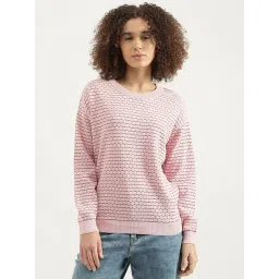 United Colors of Benetton Pink Textured Sweater-picture-27