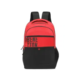 United Colors of Benetton Provence 21 Ltrs Red & Black Medium Backpack-picture-35