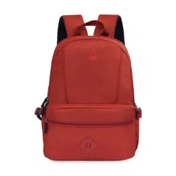 United Colors of Benetton Red Mono Laptop Backpack-picture-16