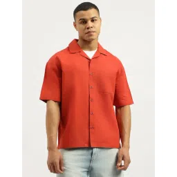 United Colors of Benetton Rust Oversized Shirt-picture-18