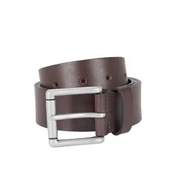 United Colors of Benetton Topino Brown Leather Waist Belt for Men-picture-17