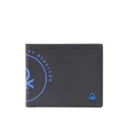 United Colors of Benetton Tuxis Black Casual Leather Bi-Fold Wallet For Men-picture-41