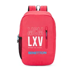 United Colors of Benetton Unisex Typography Water Resistant 13 Inch Laptop Backpack-picture-40