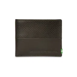 United Colors of Benetton Wakefield Brown Textured Leather RFID Protected Bi-Fold Wallet-picture-15