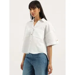 United Colors of Benetton White Casual Shirt-picture-42