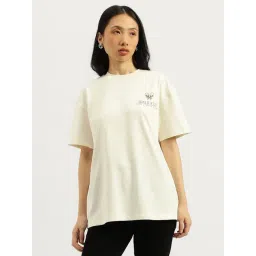 United Colors Of Benetton White Pure Cotton Graphic T-Shirt-picture-16