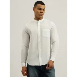 United Colors of Benetton White Regular Fit Shirt-picture-39