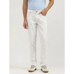 United Colors Of Benetton White Tapered Fit Jeans-picture-15