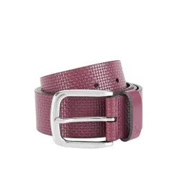 United Colors of Benetton Wilber Maroon Leather Waist Belt for Men-picture-48