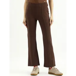 United Colors of Benetton Women High-Rise Bootcut Trousers-picture-43