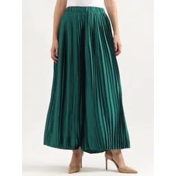 United Colors of Benetton Women High-Rise Pleated Trousers-picture-21