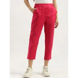 United Colors of Benetton Women High-Rise Straight Fit Trousers-picture-38